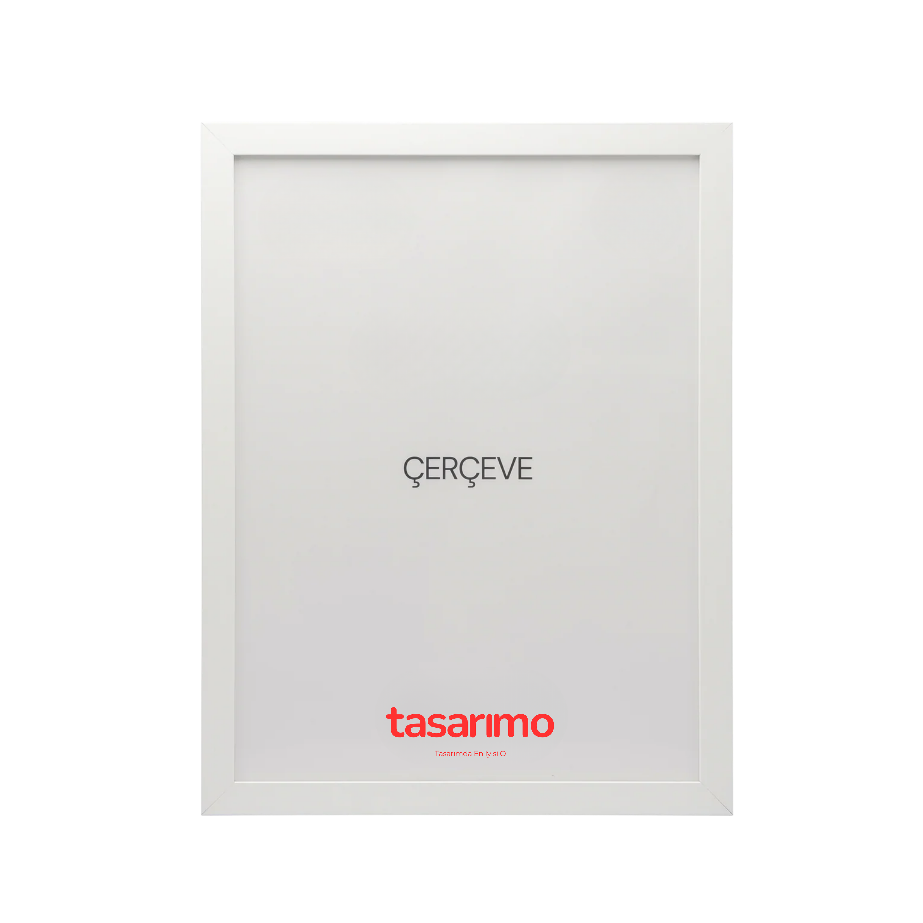 Beyaz Renk Ahşap Çerçeve