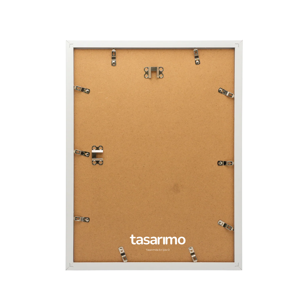 Beyaz Renk Ahşap Çerçeve