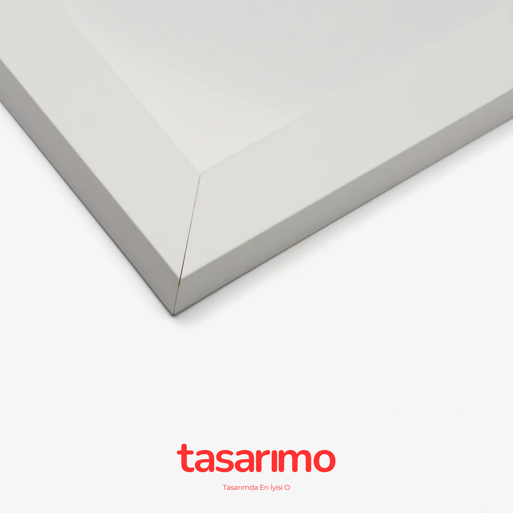 Beyaz Renk Ahşap Çerçeve