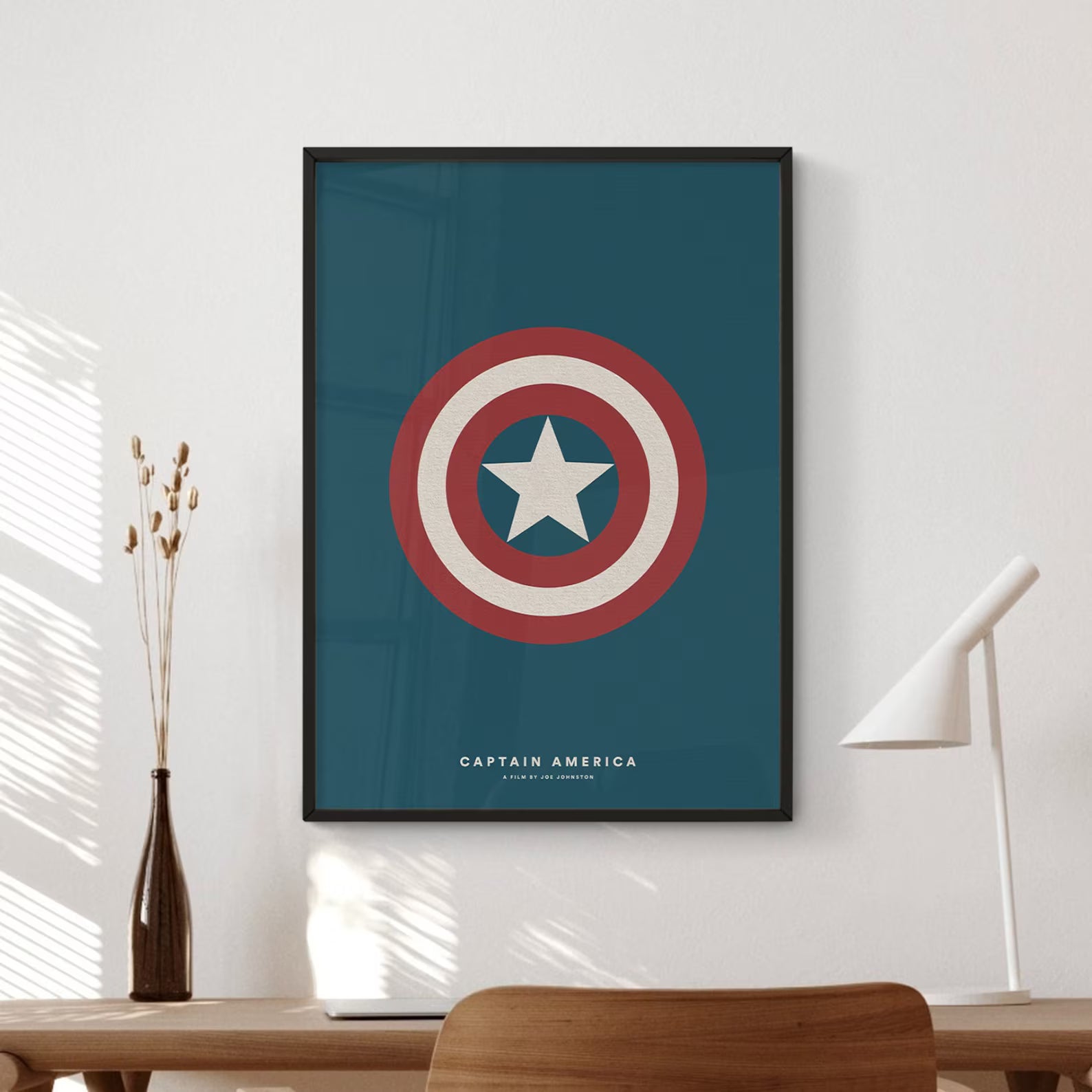 Captain America Posteri: Modern Süper Kahraman Posteri