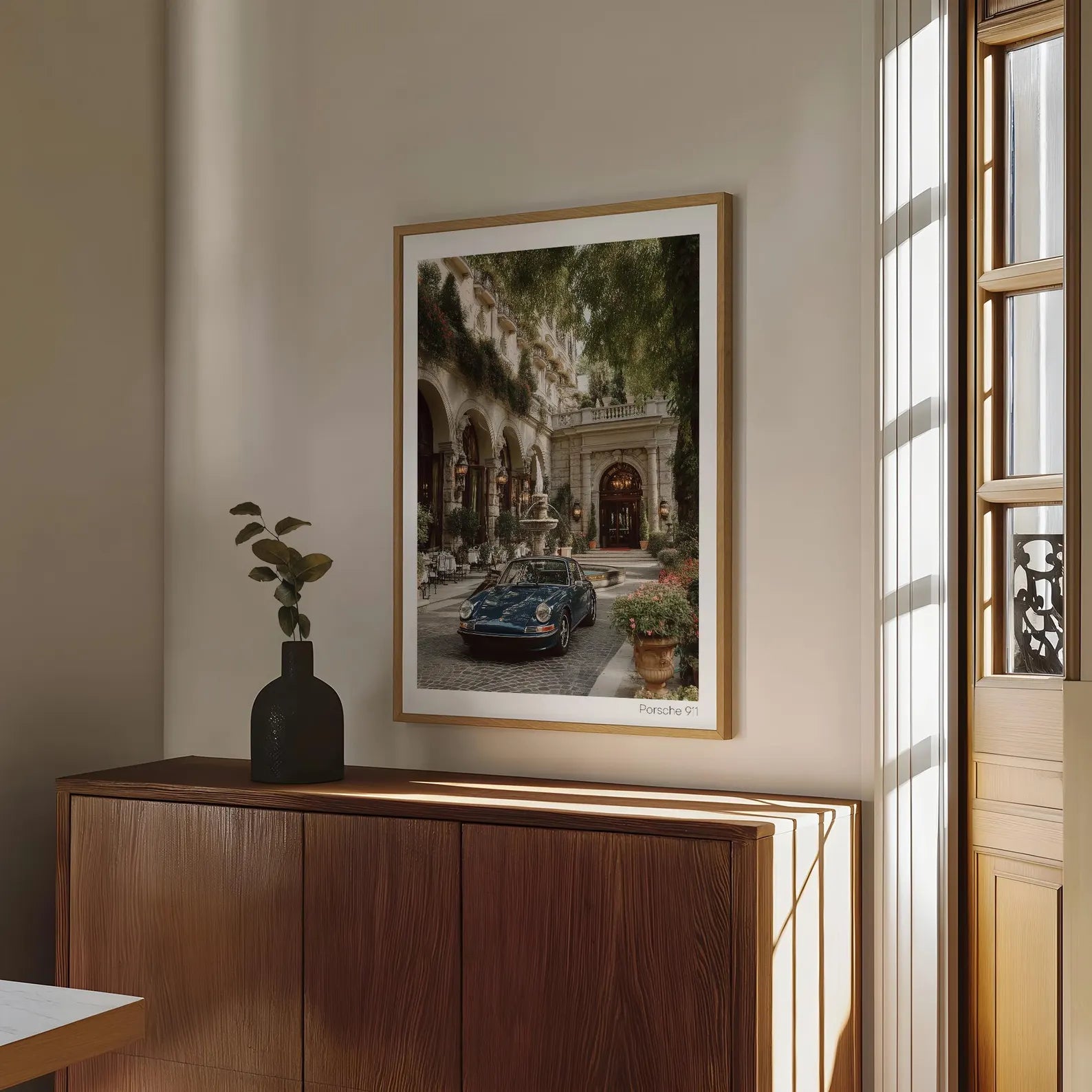 Porsche 911 Posteri: Klasik Spor Araba Tablosu