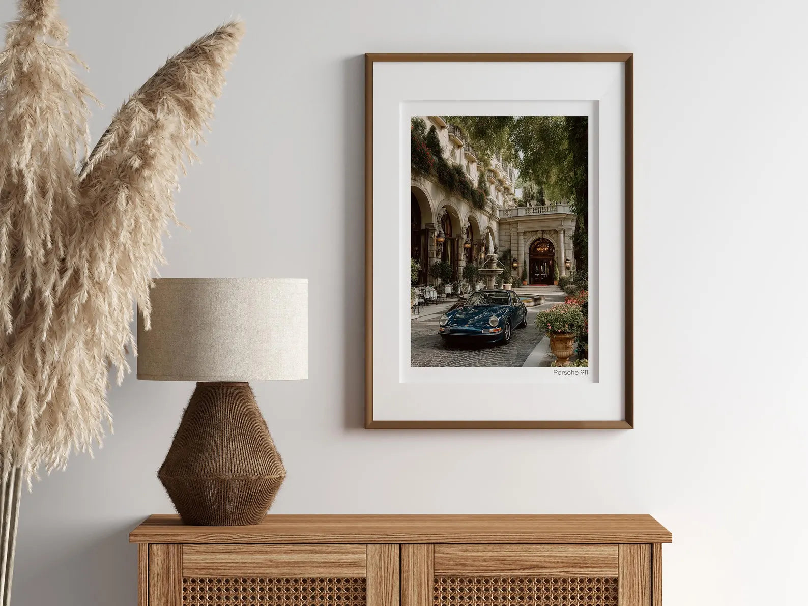 Porsche 911 Posteri: Klasik Spor Araba Tablosu