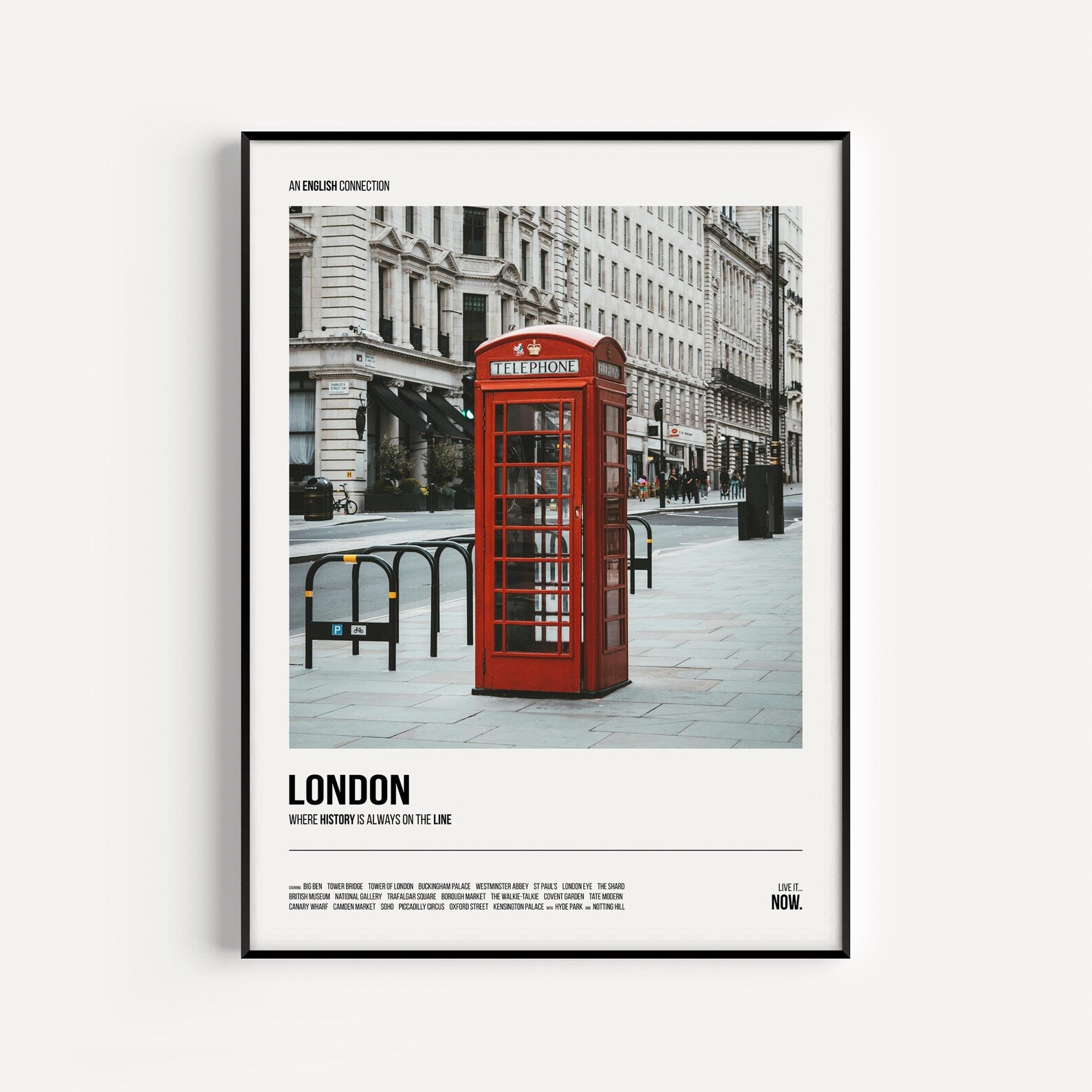 Londra Şehri Posteri: Modern Şehir Posterleri